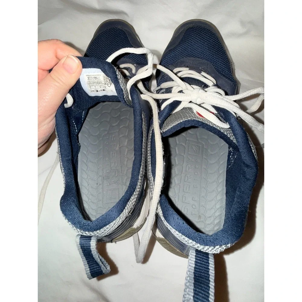 Sperry Top Sider STS18528 Mens Sneakers US 12 Navy Blue Athletic Running Shoes